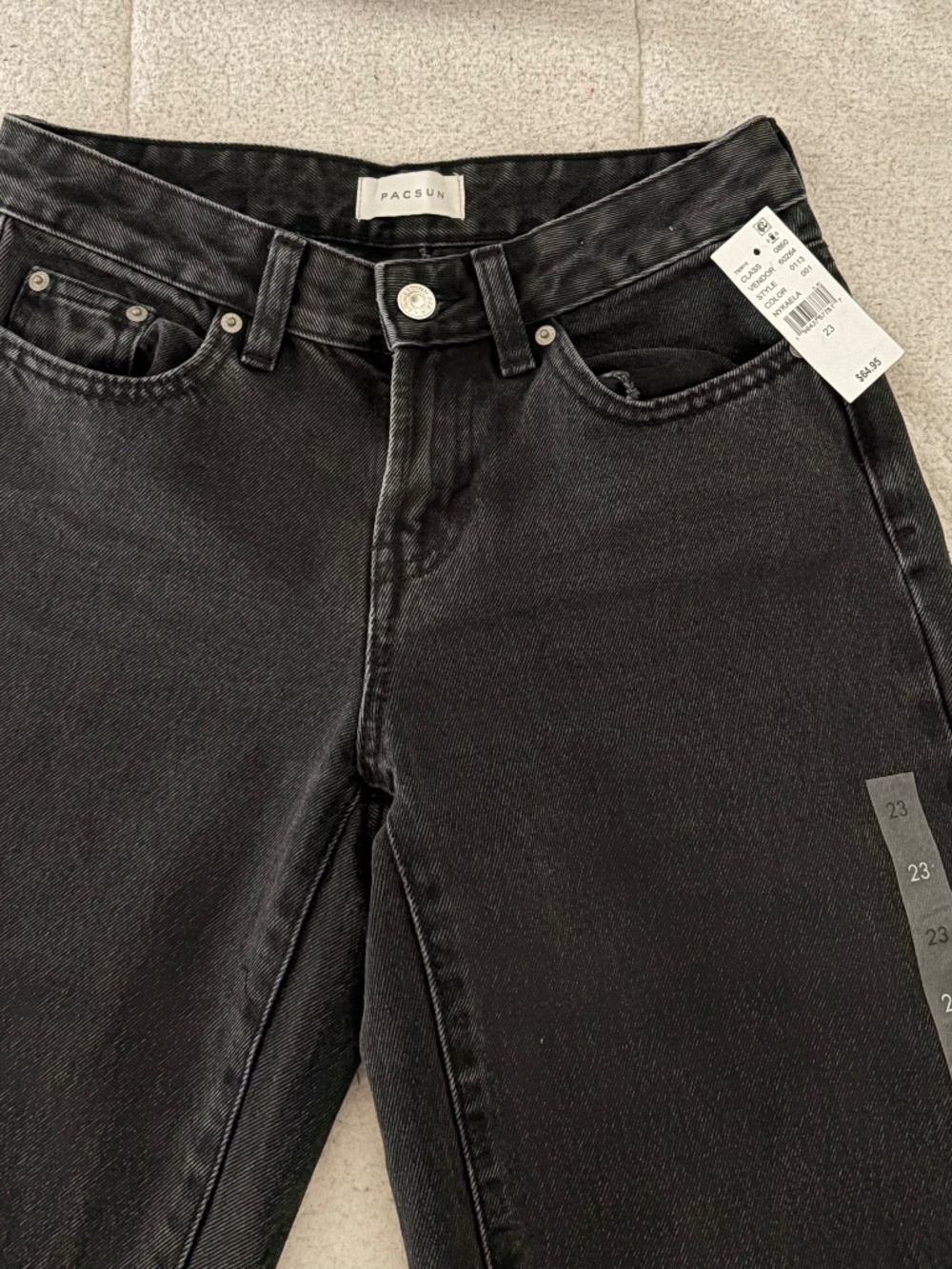 Lowrise Black Pacun Jeans